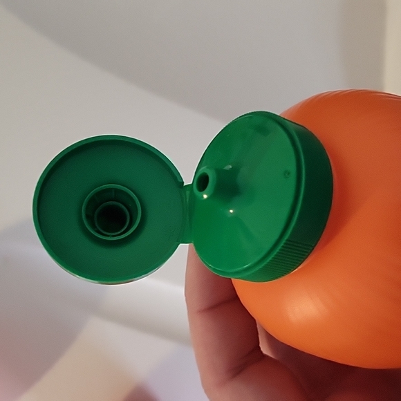 Vintage Halloween Pumpkin Blow Mold Water Juice Container Bottle - Picture 4 of 5